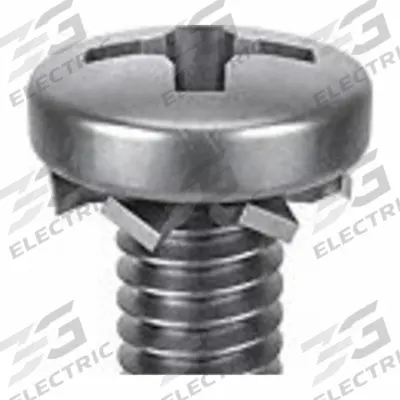 SEMS Screw: External Tooth, #10-32 Thread Size, 1/4 in Lg, Stainless Steel, Passivated - Machine Screws with External Tooth Lock Washers