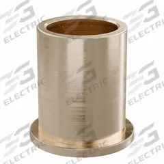 Flanged Sleeve Bearing: Bronze, SAE 841, 15 mm Bore, 19 mm OD, 25 mm Lg, -35°F to 300°F, 5 PK (MPN FFM1519-25B). Key specifications — System of Measurement: Metric; Material Grade: SAE 841; Flange Type: Flanged; Brand: OILITE.