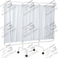 R&B WIRE PRODUCTS INC. Privacy Screen: 3 Panels, Vinyl, White, Casters (MPN PSS-3C). Key specifications — Brand: R&B WIRE PRODUCTS INC.; Panel Color: White; Panel Material: Vinyl; Anti-Microbial Panels: Not Anti-Microbial.