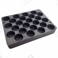 Centrifuge Block: 2 in Overall Ht, 7 1/8 in Overall Lg, 5 3/8 in Overall Wd, Evaporator (MPN 109A YH-4829-50). Key specifications — Compatible with Product Type: Evaporator; Features: (24) Positions for 50 mL Centrifuge Tubes; Brand: GLAS-COL.
