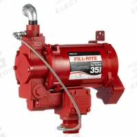 FILL-RITE Electric Drum Pump: 35 gpm Max. Flow Rate, 230 V AC, 3/4 hp HP, Pump with Anti-Siphon Kit (MPN FR313V). Key specifications — Brand: FILL-RITE; Rated Voltage: 230 V AC; Discharge Hose Size: Not Included; Nozzle Type: Not Included.