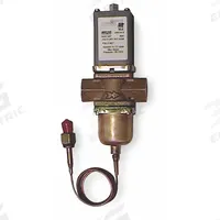 JOHNSON CONTROLS Pressure Regulating Valve: Pressure, Two-Way, 15 gpm Max., 70 psi to 260 psi (MPN V46EA-3C). Key specifications — Brand: JOHNSON CONTROLS; Body Material: Brass.