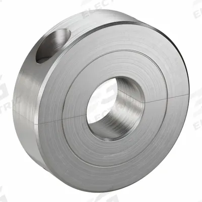 CLIMAX METAL PRODUCTS Shaft Collar: 2-Piece, Inch, Round, Clamp-On, 3/8 in Bore Dia - Stainless Steel Recessed-Screw Shaft Collars