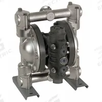 DAYTON Double Diaphragm Pump: 316 Stainless Steel, 1 in, Tri-Clamp, 32 gpm, 231 ft Max. Head (MPN 22A604). Key specifications — Brand: DAYTON; Check Valve Material: PTFE; Seat Material: 316 SS.