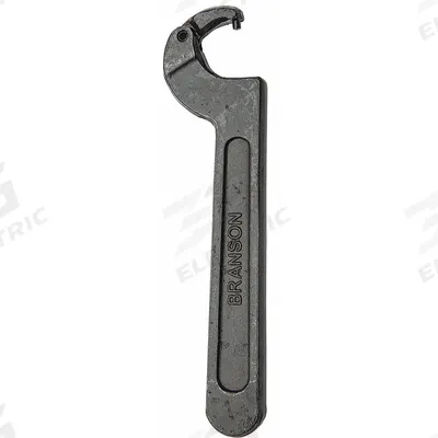 BRANSON Pin Spanner Wrench: 3/4 in to 1 3/8 in, 1/8 in Pin Dia, 6 in Overall Lg - Adjustable-Pin Spanner Wrenches