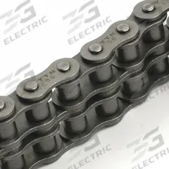 TRITAN Roller Chain: Double Strand, 60, 3/4 in Pitch, Carbon Steel, 10 ft Overall Lg, Riveted Pin (MPN 60-2R X 10FT). Key specifications — Brand: TRITAN.