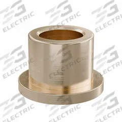 Flanged Sleeve Bearing: Bronze, SAE 841, 12 mm Bore, 18 mm OD, 16 mm Lg, -35°F to 300°F, 5 PK (MPN FFM1218-16B). Key specifications — System of Measurement: Metric; Material Grade: SAE 841; Flange Type: Flanged; Brand: OILITE.