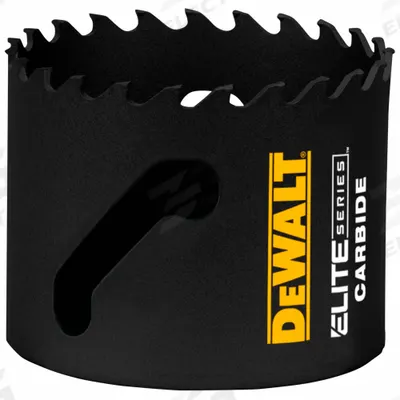 DEWALT Hole Saw: 2 1/2 in Saw Dia., 3 Teeth per Inch, 1 3/4 in Max. Cutting Dp - Multi-Material-Cutting Hole Saws without Arbor