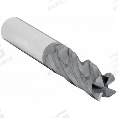 APPROVED VENDOR Square End Mill: Carbide, AlTiN Coated, 4 Flute, 29/64" Mill Dia, 1" LOC - General Purpose Carbide Square End Mills