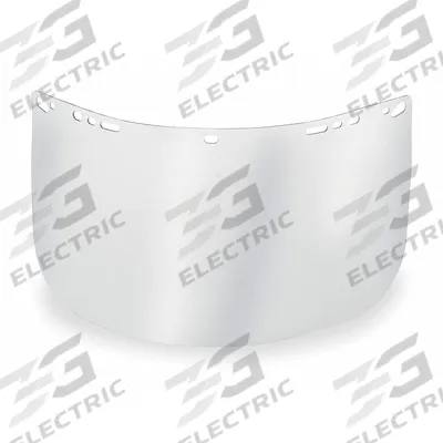 BULLARD Face Shield Visor: 15 in Overall Wd, 8 in Overall Ht, 0.06 in Overall Thick - Chemical-Resistant Replacement Visors