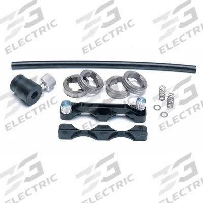 LINCOLN ELECTRIC Drive Roll Kit: 4-Roll, 1/16 in, U-Groove - 4-Roll Kits with Inlet Guide for Lincoln