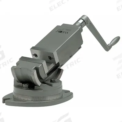 WILTON Machine Vise: 6 in Jaw Face Wd, 6 in Max Jaw Opening, 2 in Throat Dp - 2-Axis Tilting Milling Machine Vises