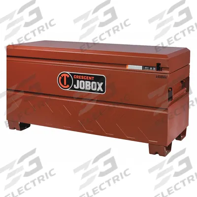 CRESCENT JOBOX Jobsite Box: 24 in W x 60 in D x 30 3/4 in H, 21 cu ft, Padlock - Chest-Style Jobsite Boxes