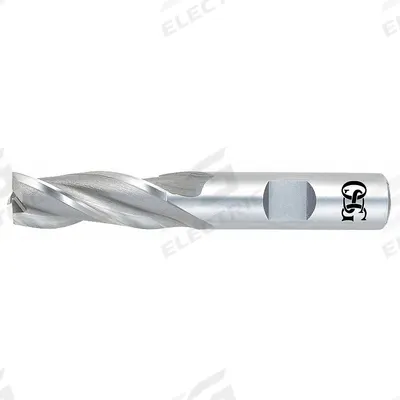 OSG Square End Mill: Cobalt, 3 Flute, 1/2" Mill Dia, 1" LOC, 2-11/16" OAL (MPN 5310700) - General Purpose Cobalt Square End Mills