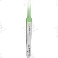 EXCELTA Tweezers: Stainless Steel, Point, Straight Tip, 1.5 mil Tip Thick (MPN 5-SA-SE-TC15). Key specifications — attr1002355: Stainless Steel; attr1002345: EXCELTA; attr1002348: Stainless Steel; attr1002358: Smooth; attr1002361: 5-SA; attr1024781: Standard.