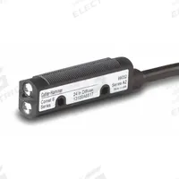 EATON Photoelectric Sensor: M18 Threaded, Built-in Connector, 4 - Pin M12, 10-30V DC, NPN and PNP (MPN 13100AQD07). Key specifications — Brand: EATON; Electrical Connection: M12; Manufacturer Part Number: 13100AQD07; Body Material: Polyurethane; DC Supply Voltage Rating: 10-30V DC; NEMA Enclosure Rating: 13; Series: E58; Electrical Installation Type: Direct Connector.
