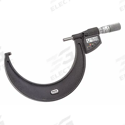 STARRETT Digital Outside Micrometer: 2 in to 3 in /50.8 mm to 76 mm, Inch/Metric - Micrometers with SPC Output for Harsh Environments