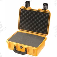 PELICAN Protective Case: 13 1/4 in x 13 in x 6 in Inside, Convoluted/Pick and Pluck/Solid, Yellow (MPN IM2100-X0001). Key specifications — Closure Type: Padlock Hasp; Brand: PELICAN; Carry-On Size: Yes.