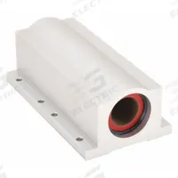 PBC LINEAR Mounted Linear Bearing: Twin, Self-Aligning, 1 1/2 in Inside Dia, Frelon™ Gold, PW (MPN PW24). Key specifications — Liner: Frelon™ Gold; Material: Aluminum Alloy.