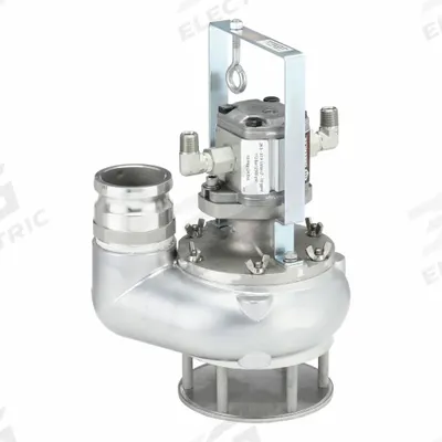 GREENLEE Submersible Trash Pump: 3 1/8 in Pump Inlet Dia., 3 in FNPT, 15 ft Max. Head - Hydraulic-Operated Trash Pumps