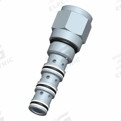 BUCHER HYDRAULICS Cartridge Valve: Screw-In, Two Positions, Screwdriver Adjustment, Three-Way - Directional Control Cartridge Valves