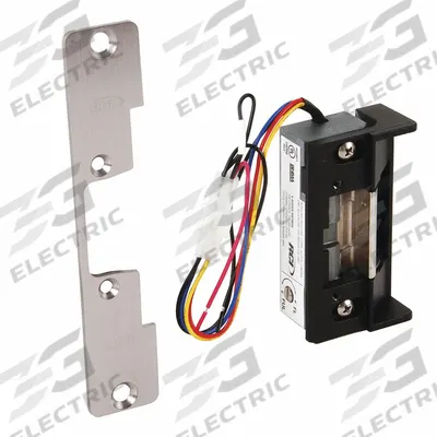 RUTHERFORD Electric Door Strike: 1 1/8 in Wd, 5 7/8 in Ht, Cylindrical/Mortise - Combination Cylindrical & Mortise Electric Strikes