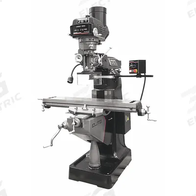 JET ELITE Vertical Milling Machine: ETM-949, Belt Drive, 3 hp - Electronic Variable-Speed Vertical Milling Machines