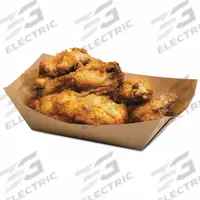 APPROVED VENDOR Disposable Food Tray: 1 Compartments, 2 in Ht, 5 in Wd, 11 in Lg, Brown, 500 PK (MPN BGC 300699). Key specifications — Brand: APPROVED VENDOR; Microwave Safe: No; Pattern: Patternless; Shape: Rectangular; Tray Type: Food Tray.