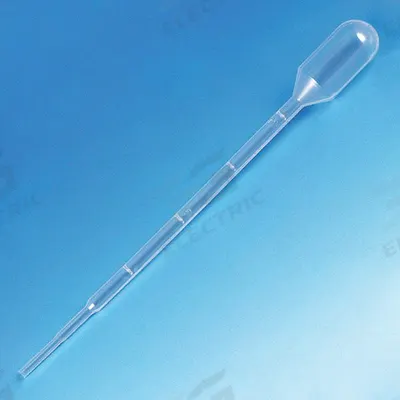 GLOBE SCIENTIFIC Transfer Pipette: 3 mL Capacity, Non-Sterile, Std Transfer Pipette, Plastic - Non-Sterile Transfer Pipettes