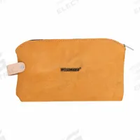 WESTWARD Tool Bag: 11 in W x 1/2 in D x 6 1/2 in H, Tan, Leather, 1 Inside Pockets, 1 Bags, Leather (MPN 13T120). Key specifications — attr1116347: Tan; attr1116368: WESTWARD.