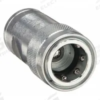 PIONEER Hydraulic Quick Connect Hose Coupling: 1/2 in Coupling Size, Steel, 45.42 lpm Max. Flow Rate (MPN 4250-4). Key specifications — Body Material: Steel; Valve Type: Ball; Thread Size: 1/2"-14; Brand: PIONEER.