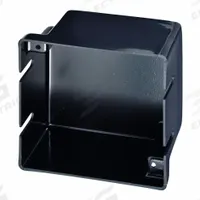 MURRELEKTRONIK Modlink double touch protection: Double-Frame Touch Protection Box, Black ABS Housing (MPN 4000-68000-9140000). Key specifications — Brand: MURRELEKTRONIK; Product Type: Touch Protection Box; Color: Black; Material: ABS; Compatible Inserts: Modlink MSDD Panel Interface Inserts; Housing Type: Double-Frame Touch Protection Box.