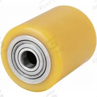 APPROVED VENDOR Caster Wheel: 3 1/4 in Wheel Dia., 4 in Wheel Wd, Polyurethane, 1,605 lb Load Rating (MPN HTH 82X100/20-100K). Key specifications — Brand: APPROVED VENDOR; Wheel/Tread Color: Yellow.