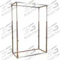 KONTROL KUBE Particle Containment Frame: 30 in Overall Wd, 60 in Overall Lg, 10 ft Overall Ht (MPN 6540-U). Key specifications — attr1058165: KONTROL KUBE; attr1058164: 6540-U; attr1058207: Particle Containment Unit Frame.