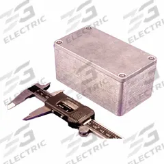 HAMMOND Enclosure: Die-Cast Aluminum, 4 in x 2 in x 2 in, NEMA 1/12/13/4/4X, Solid Cover, Screw On (MPN 1550Z111). Key specifications — Brand: HAMMOND; Closure Method: Screws; Enclosure Material: Die-Cast Aluminum; Knockouts: Not Included.