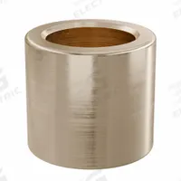 Sleeve Bearing: Bronze, SAE 841, 15 mm Bore, 22 mm OD, 20 mm Lg, 49,938 lb/sq in-fpm Max PV, 10 PK (MPN AAM1522-20B). Key specifications — System of Measurement: Metric; Material Grade: SAE 841; Brand: OILITE.