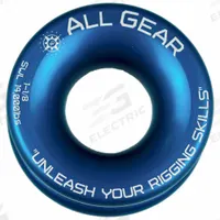 ALL GEAR Ring: Premium Aircraft Aluminum, Blue/Red, 3 in Overall Lg (MPN AGLFR118). Key specifications — Color: Blue/Red; Material: Premium Aircraft Aluminum; Brand: ALL GEAR.