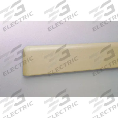 PAWLING Wall Guard: WG-4, PETG, Tan, 4 in Overall Ht - PETG Crash Rails & Bumper Guards