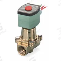 REDHAT Solenoid Valve: 2-Way, Normally Closed, 3/8 in Pipe Size, 110V AC/120V AC, Watertight (MPN 8210G001HW). Key specifications — Coil Enclosure: Watertight; Pipe Size: 3/8 in; Voltage: 120V AC; Brand: REDHAT.