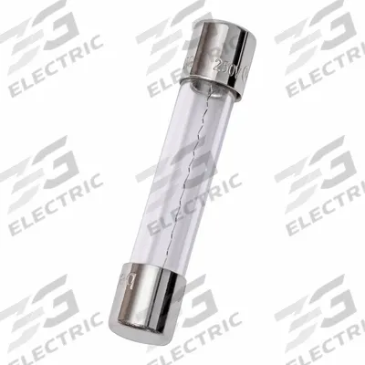MERSEN Fuse: GGC Series, Fast-Acting, 600 mA, 250 V AC - Fast-Acting Cylindrical Fuses