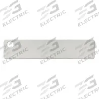 Marker Plate: Rectangle, 3/4 in x 3 1/2 in, 304 Stainless Steel, 0.01 in Thick, 1 Holes (MPN MT350-C). Key specifications — Material: 304 Stainless Steel; Brand: PANDUIT; Size: 3/4 in x 3-1/2 in.