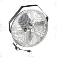 FOSTORIA Mounted Fan: 18 in Blade Dia, 3 Speeds, 120V AC, 1/8 hp Motor, Non-Oscillating (MPN LDF-18-TE). Key specifications — Voltage: 120V AC; Brand: FOSTORIA; Number of Speeds: 3.