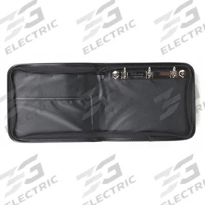 JJ KELLER Log Book Holder: Document Binder, Vinyl, Black/Burgundy - Vehicle Document Holders
