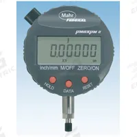 MAHR Inductive Digital Comparator: 0.00001 in to 0.04 in /0.001 mm to 1 mm, Inch/Metric, IP54 (MPN 2034205). Key specifications — attr1184065: MAHR; attr1184072: 0.002 mm; attr1184084: 58 mm.