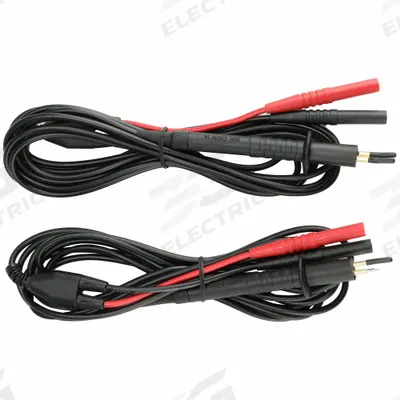 AEMC INSTRUMENTS Kelvin Probe: 10 ft Test Lead Lg - Kelvin Probes
