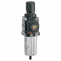 ARO FRL Piggyback: Series 1500 Series, 1/4 in NPT, 72 scfm, 5 micron, 250 psi, Manual Drain, Nitrile (MPN P39224-610). Key specifications — attr109419: ARO; attr109429: Aluminum; attr109463: Yes; attr109467: Nitrile; attr109468: Series 1500.