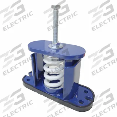 APPROVED VENDOR Floor-Mount Vibration Isolator: Spring, 750 lb Capacity, 5 1/8 in Ht, 3 in Wd - Spring-Style Floor-Mount Vibration Isolators