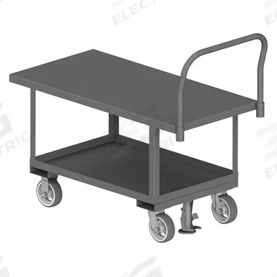 APPROVED VENDOR Platform Truck: 2,000 lb, 48 in L x 24 in W x 26 in H Deck, Solid, 12 ga Deck - Work-Height Platform Trucks