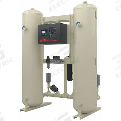 INGERSOLL RAND Compressed Air Dryer: 2 in NPT, 600 cfm, 150 psi Max Op Pressure - Twin-Tower Regenerative Desiccant Compressed Air Dryers