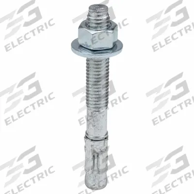 RED HEAD Wedge Anchor: 4 1/4 in Overall Lg, 1/2 in Dia, 1/2"-13 Thread Size, Stainless Steel - 18-8 Stainless Steel Wedge Anchors